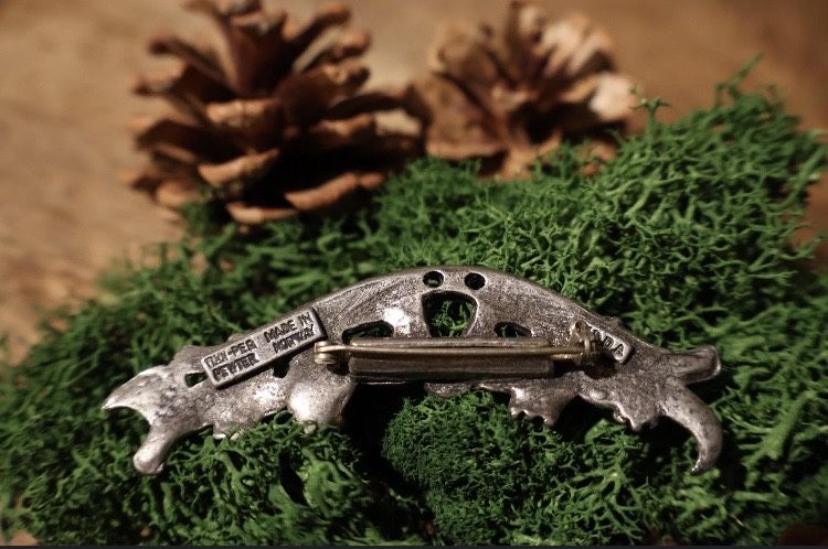 Oryginalna norweska przypinka EDDA / broszka / ozdoba w stylu wikingów