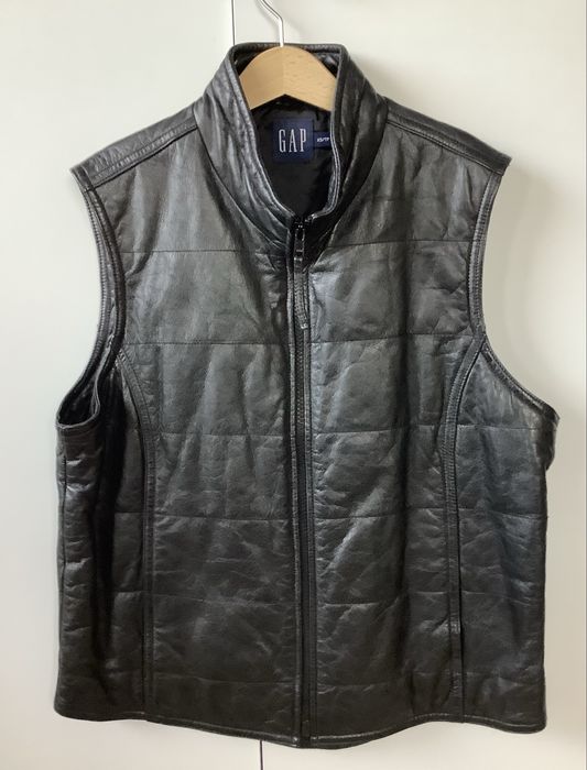 Kamizelka skórzana Gap