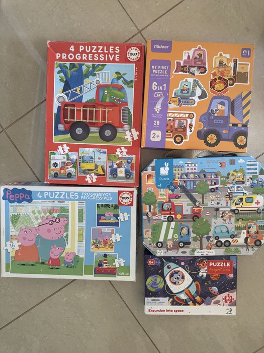 Puzzles / quebra-cabeças infantis