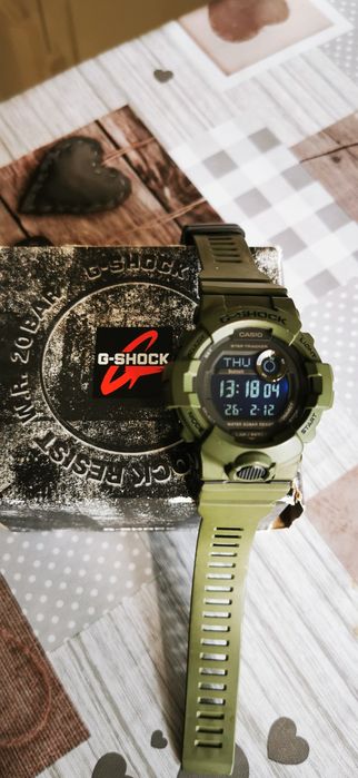 Relógio Gshock gbd 800 Bluetooth,verde camuflado tipo tropa!