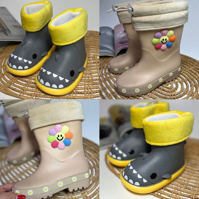 Резинові сапоги гумові чоботи резиновые сапоги девочка мальчик