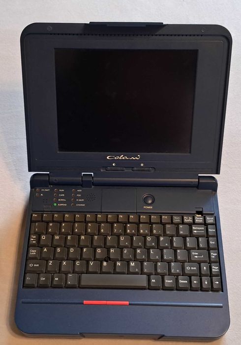 Retro Laptop Unikat Vobis Highscreen Blue Note II (Luigi Colani)