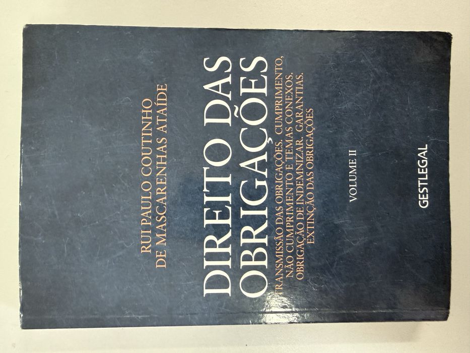 Direito das Obrigações Vol II