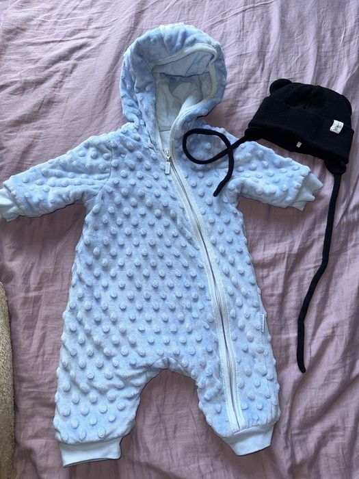 Плюшевий комбінезон 56 розмір