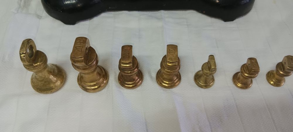 Colecção de Pesos ingleses.