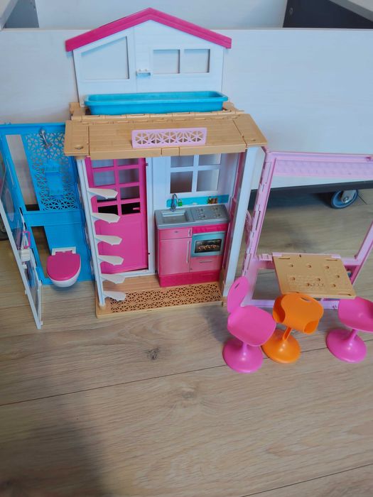 Barbie kamper kuchnia domek szafa i akcesoria