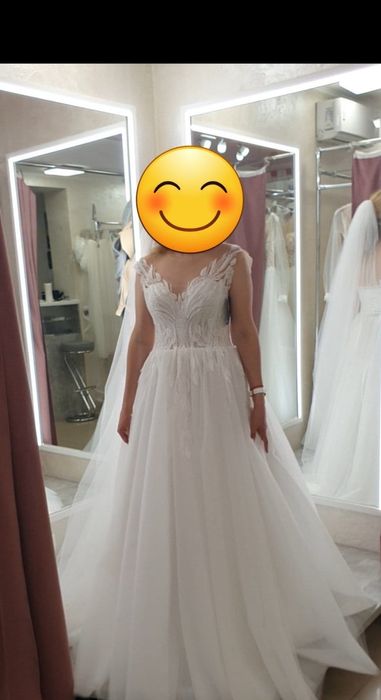 Весільня сукня, ідеальний стан. (85-70-95)