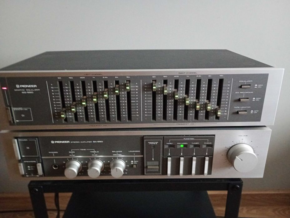 Pioneer SA-550+SG-550 Piękny zestaw vintage