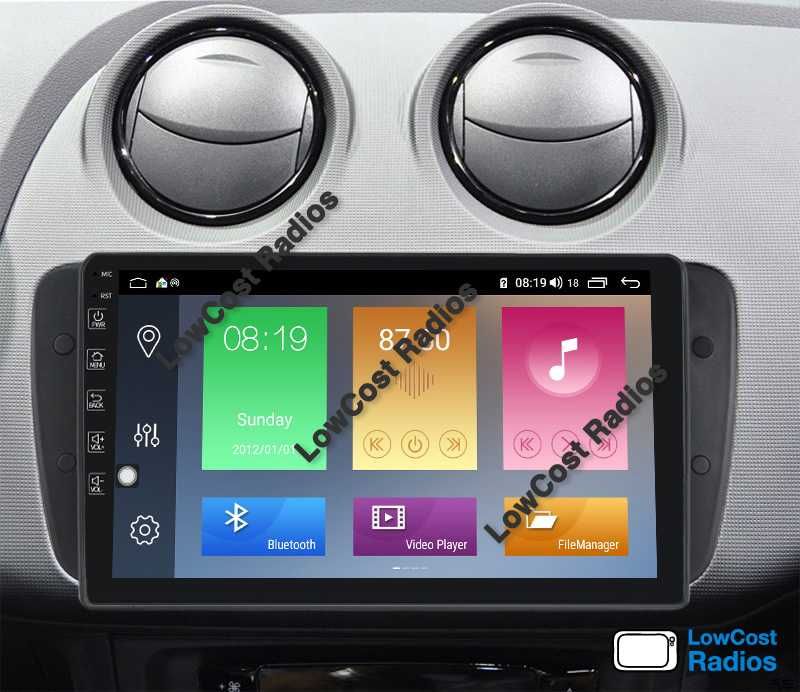 *(NOVO) Auto Rádio GPS ANDROID Seat IBIZA 6J 2009 a 2013 - Wifi BT | CARPLAY • ANDROID AUTO