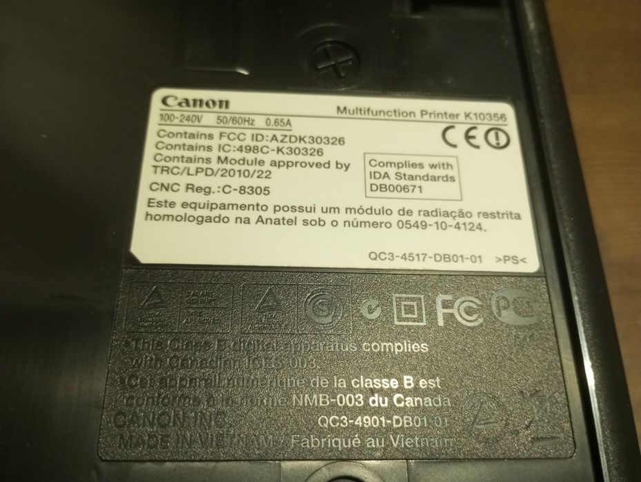 Impressora e scanner