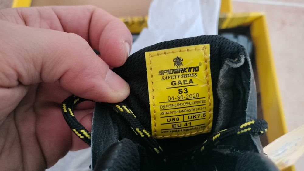Botas de segurança Spider King S3