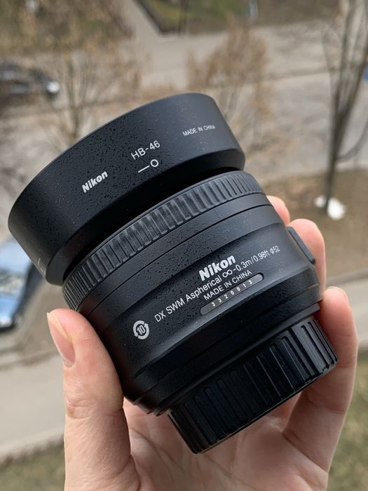 Обʼєктив NIKKOR AF-S 35mm 1:1.8G DX