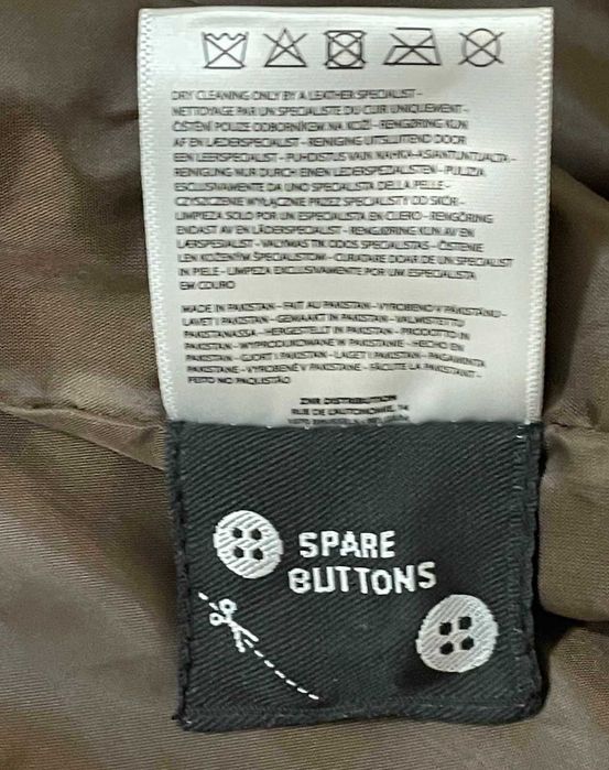 Lee Cooper kurtka męska model Briag Brown r. M 100% skóra owcza / brąz