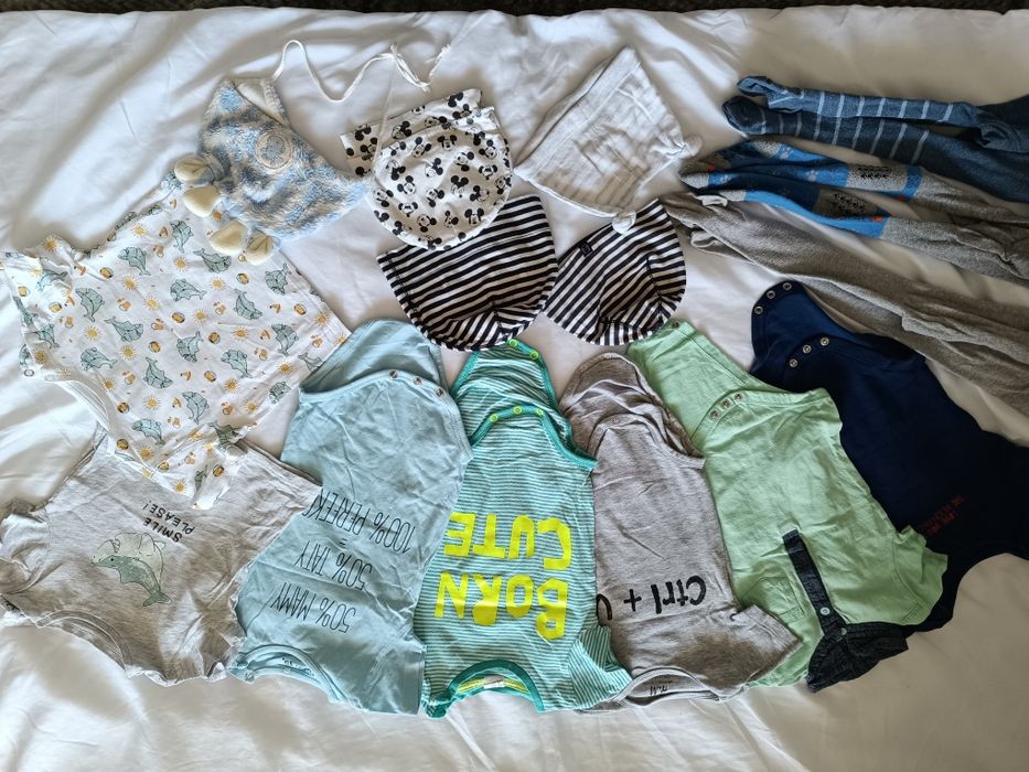 Duża paka ubrań chłopczyk 74