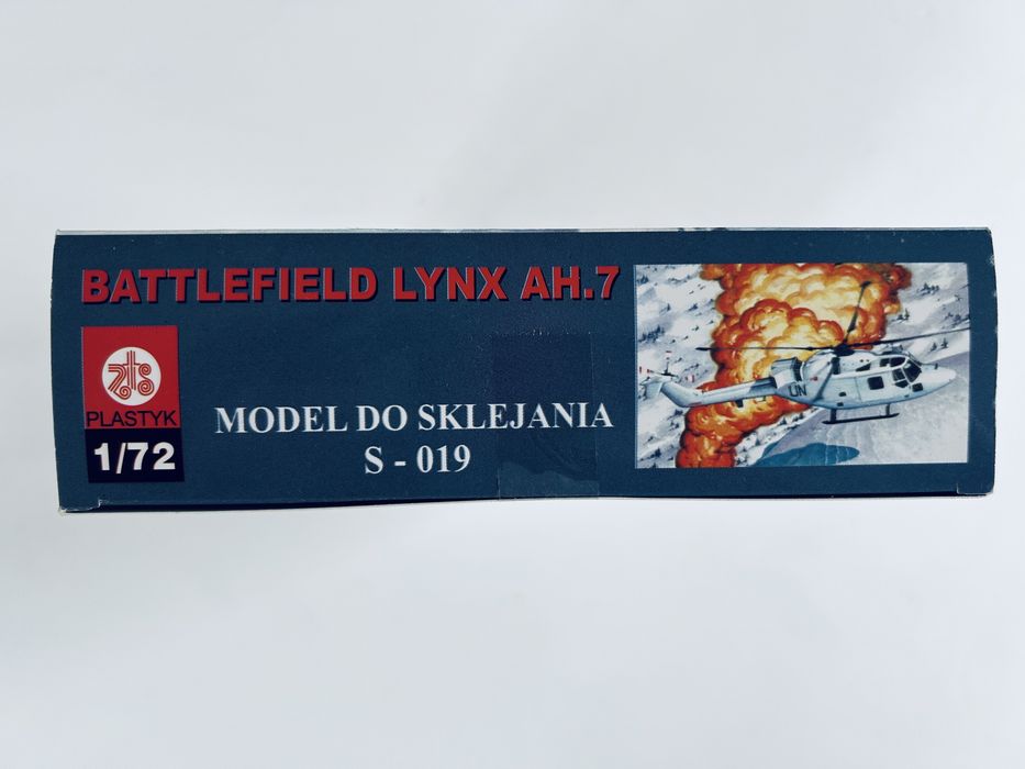 Helikopter śmigłowiec Lynx AH.7 modelbdo sklejania Plastyk S 019