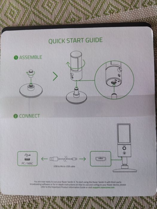Mikrofon Razer Seiren X