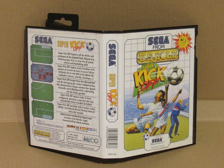 Jogo Sega Master System Super Kick Off completo (#1)