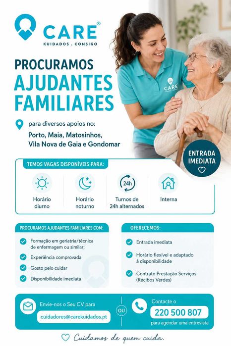Ajudantes Familiares - Apoio Domiciliário