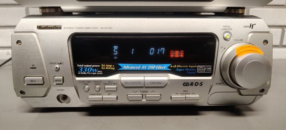 Wieża TECHNICS SA-EH760. Po serwisie