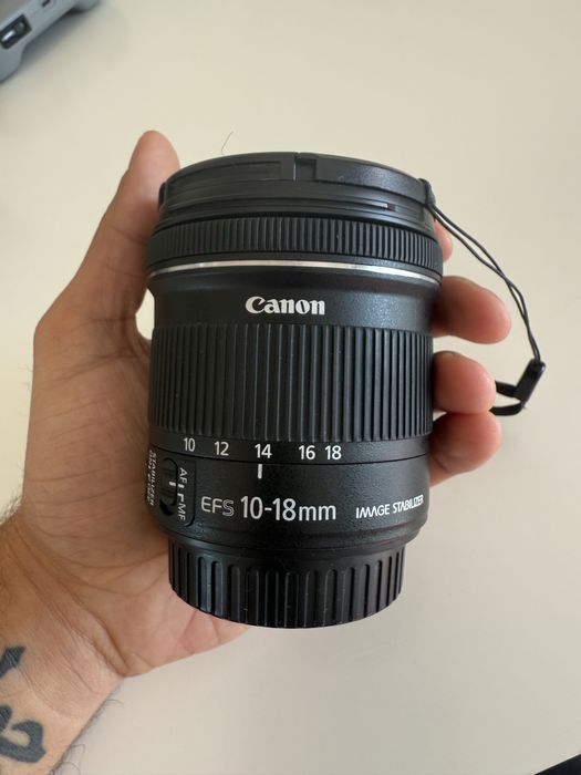 Objetiva Canon 10-18mm