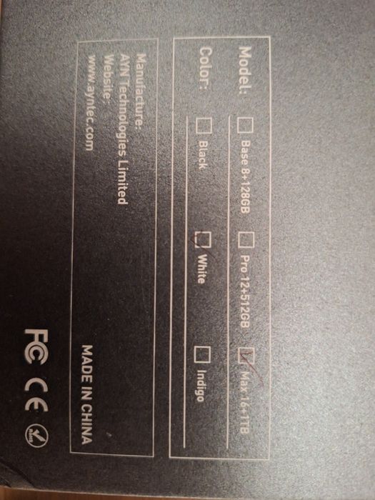 Ayn Odin 2 Portal Max 16+1TB mega zestaw