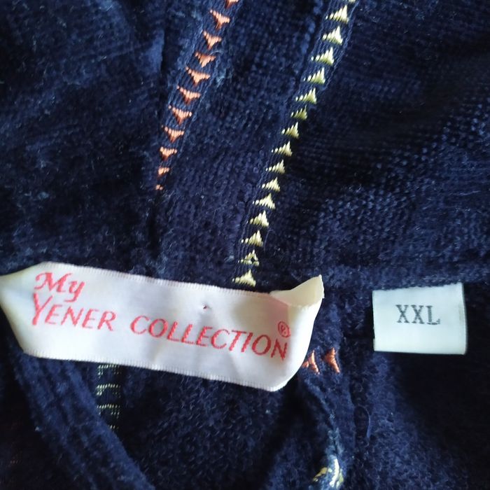 Халат чоловічий з поясом. Розмір XXL. 100% COTTON. Добрий стан. Темно-синій