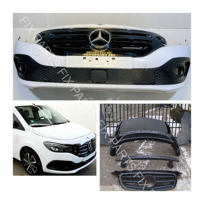 Крылья Mercedes-Benz EQT оригинал капот, бампер, решетка