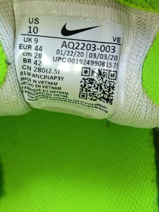 Кросівки Nike Air Zoom Pegasus 36 розмір 44 устілка 28