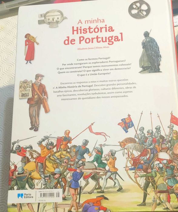 Livro A minha História de Portugal