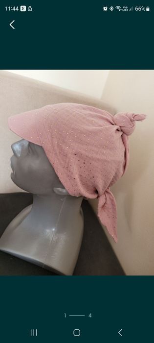 Chustka z daszkiem muslinowa