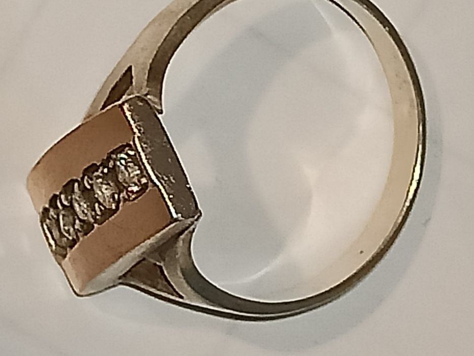 Серебро с золотом