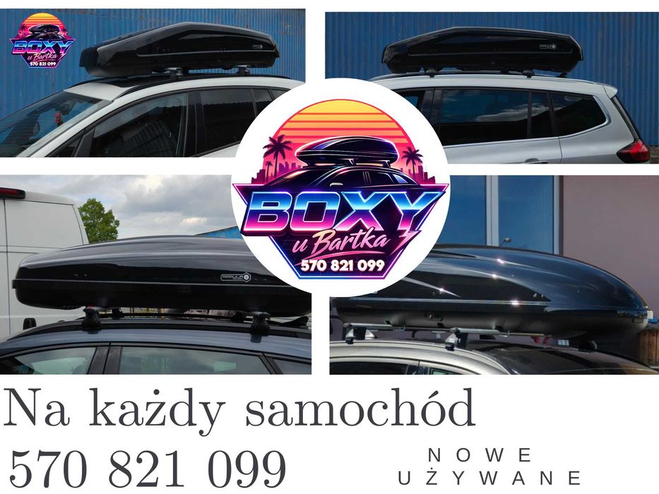 Box dachowy XXL 470L/550L - Bagażniki nowe i używane