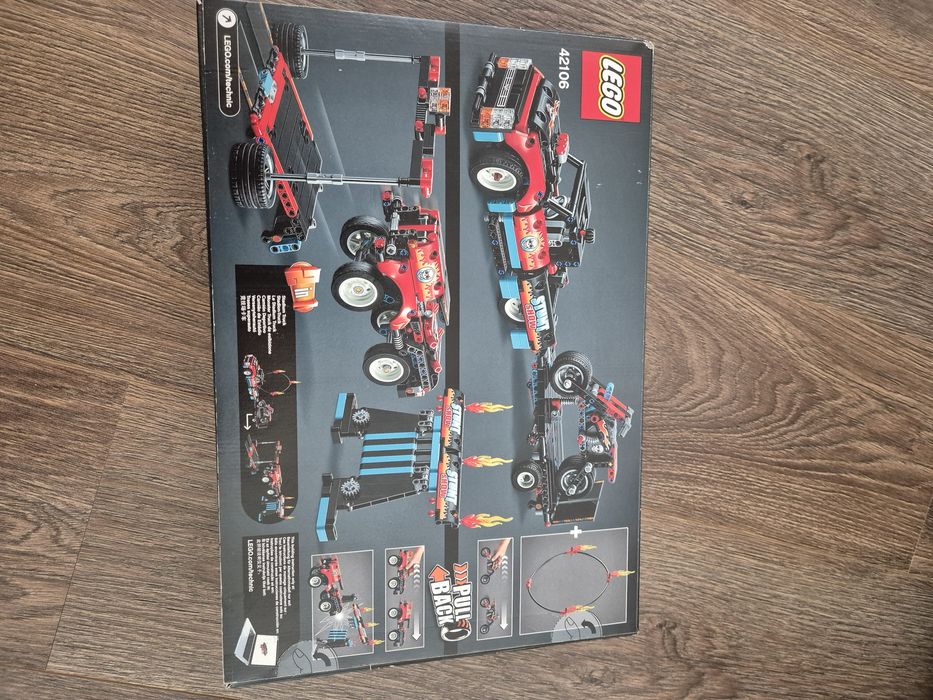 Novo - Lego technic stunt show mota e camião de acrobacias