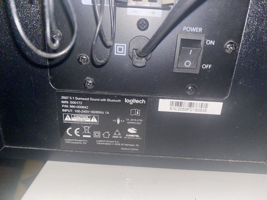 Logitech Z607 5.1  surround sound  Bluetooth