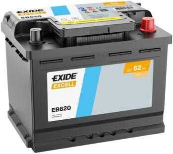 Akumulator Exide 62Ah 540A EB620 P+ Excell Bohaterów Warszawy 24/26