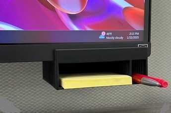 Uchwyt na notatki i długopis pod monitor