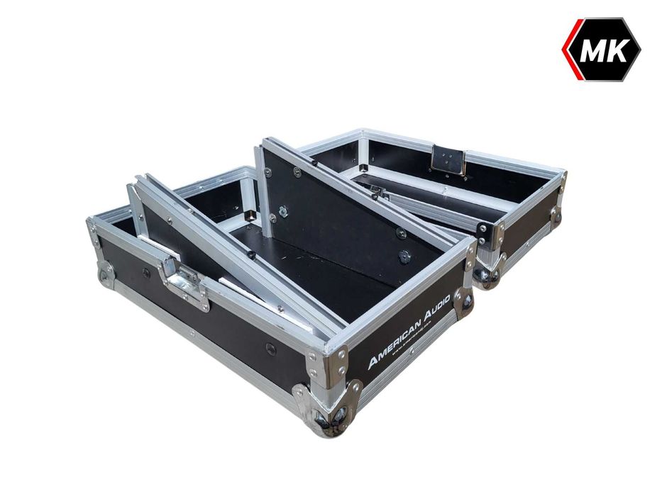 Rack 9,5 cala 8U + 3U  flightcase kejs flight case (2szt)