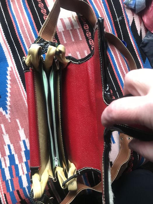 Сумочка з натуральноі шкіри та хутра