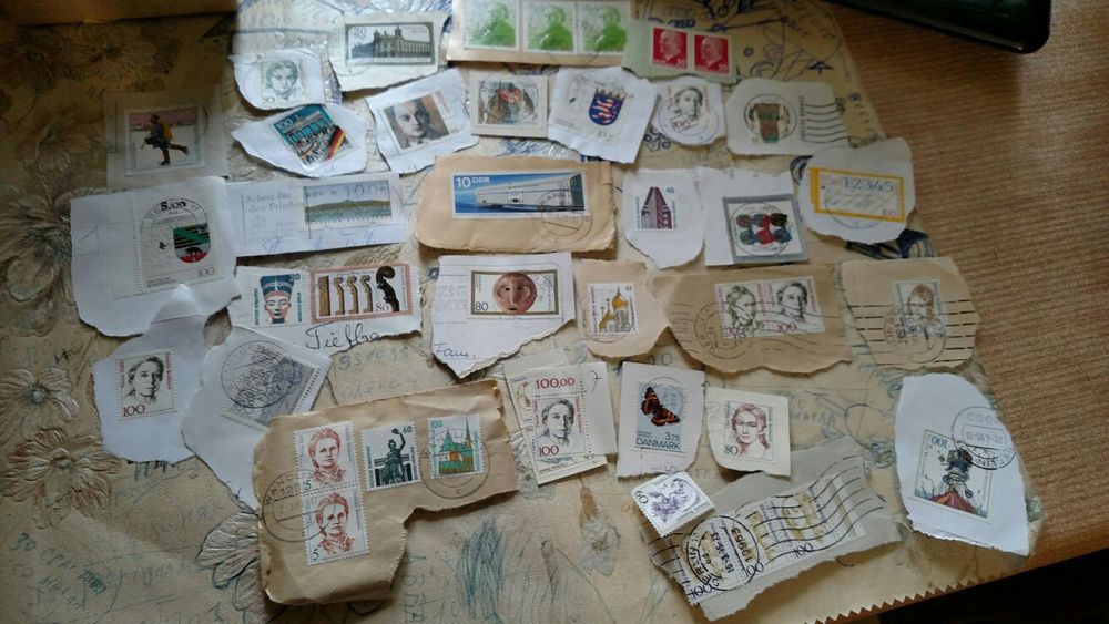 Старі марки Польща і СССР