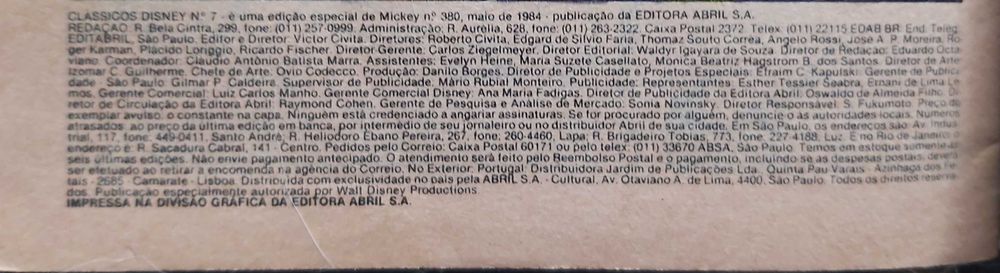 Clássicos DISNEY em quadrinhos [Abril - BR]