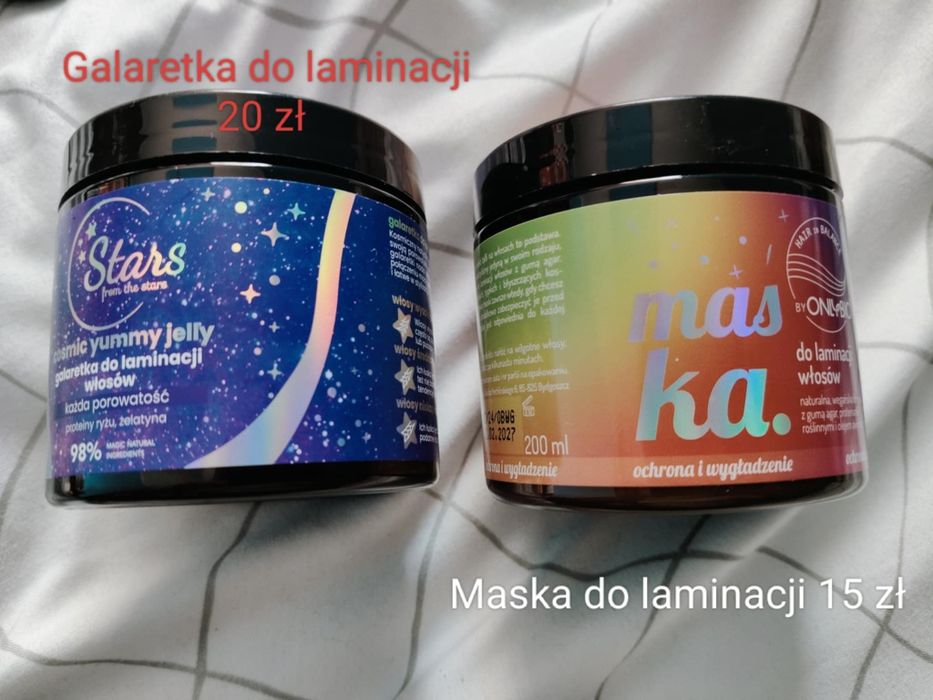 Maseczki do włosów.
