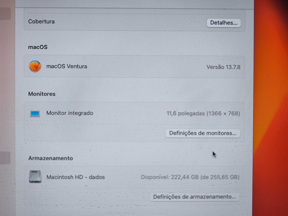 Apple Macbook AIR 11” i5 ssd 256GB