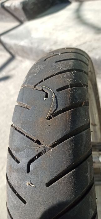 Колесо скутера r12 с перьями