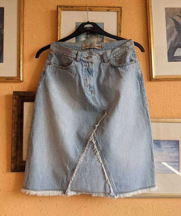 Jeansowa spódnica midi Vero Moda