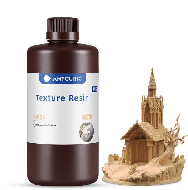 Найточніша та Найсвіжіша смола Anycubic 14K Texture Resin HD GRAY