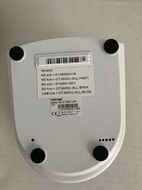telefon bezprzewodowy Topcom Butler 4012USB VoIP