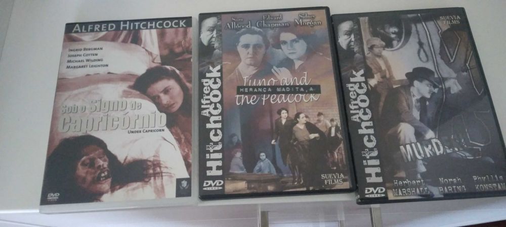 DVDs de Filmes antigos de Hitchcock