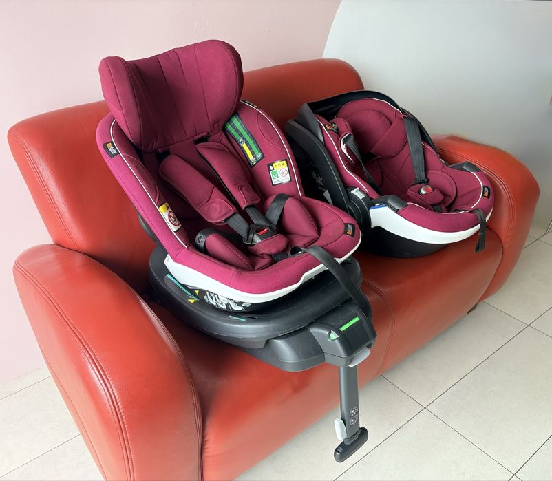 BeSafe 0–4 lata | 2 foteliki + baza ISOFIX + adaptery | komplet
