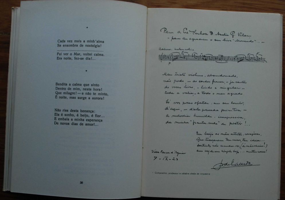 A Minha Antologia de Amélia Vilar (1ª Edição 1966 Autografado)