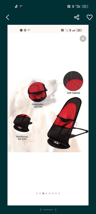 Leżaczek Bujaczek dla psa